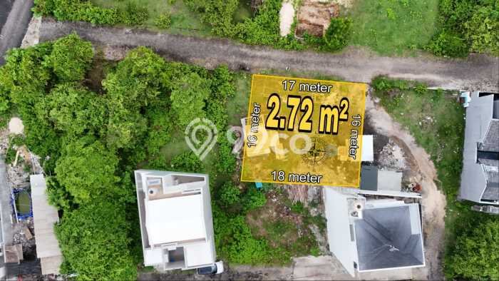 Tanah Dijual Area Strategis di Kutuh Badung 272m2 Tanah Dijual Area Strategis di Kutuh Badung 272m2