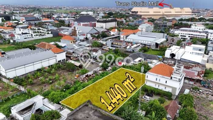Tanah Strategis Dijual di Kuta Badung 1440m2 Tanah Strategis Dijual di Kuta Badung 1440m2