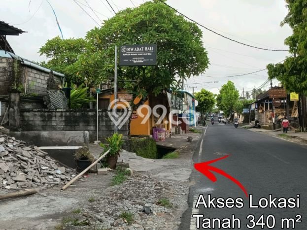 Tanah di Ubud, Luas 340m2m², Area Potensial, Lingkungan Nyaman, Kontur Datar Tanah di Ubud, Luas 340m2m², Area Potensial, Lingkungan Nyaman, Kontur Datar
