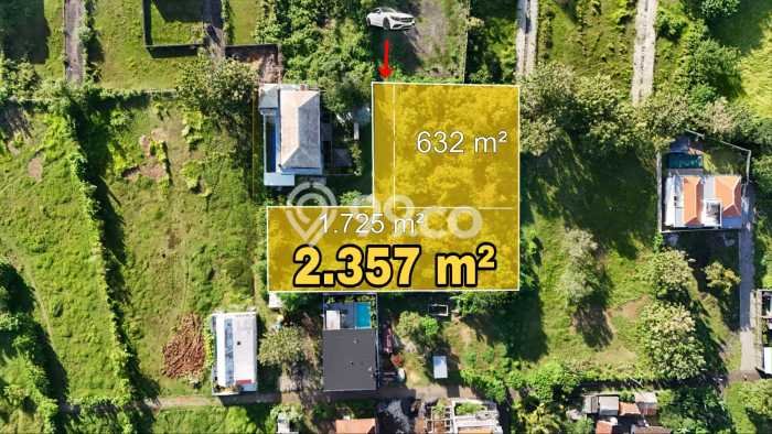 Kavling Tanah untuk Dijual di Goa Gong, Badung, Luas 2357m2 Kavling Tanah untuk Dijual di Goa Gong, Badung, Luas 2357m2