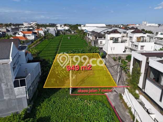 Dijual Tanah Kawasan Tibubeneng, Luas 949m², Kawasan Asri Dijual Tanah Kawasan Tibubeneng, Luas 949m², Kawasan Asri