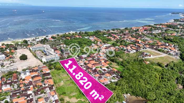Dijual Tanah 11820m2 di Tanjung Benoa, Badung Dijual Tanah 11820m2 di Tanjung Benoa, Badung