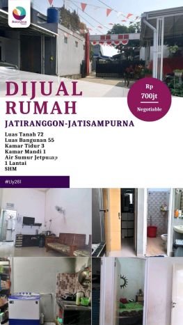 Hunian Nyaman Asri 3 KT Siap Pakai di Bekasi Bekasi Hunian Nyaman Asri 3 KT Siap Pakai di Bekasi Bekasi
