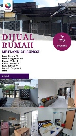 Rumah Minimalis Dijual di Cileungsi 2 Kamar dengan LT 72m2 Rumah Minimalis Dijual di Cileungsi 2 Kamar dengan LT 72m2