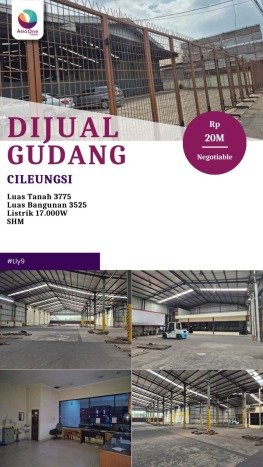 Gudang Favorit Dijual di Cileungsi Bogor Kawasan Pusat Bisnis Gudang Favorit Dijual di Cileungsi Bogor Kawasan Pusat Bisnis