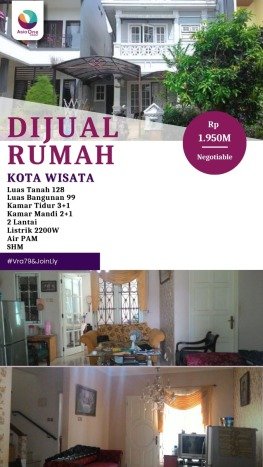 Rumah Minimalis 4 KT LT 128m2 di Cibubur Rumah Minimalis 4 KT LT 128m2 di Cibubur