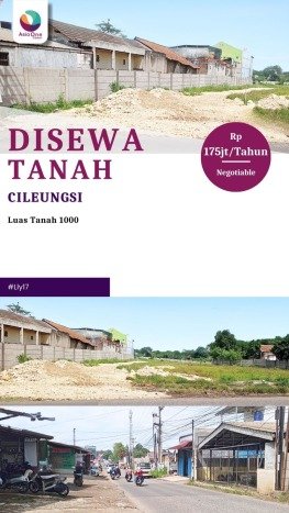 Disewakan Segera Tanah di Cileungsi Luas 1000m2 Area Potensial Disewakan Segera Tanah di Cileungsi Luas 1000m2 Area Potensial