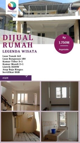 Hunian Nyaman Asri 4 KT Siap Huni di Cibubur Bogor Hunian Nyaman Asri 4 KT Siap Huni di Cibubur Bogor