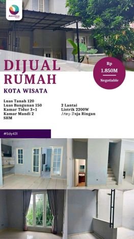Rumah Modern 4 Kamar LT 120m2 di Cibubur Rumah Modern 4 Kamar LT 120m2 di Cibubur