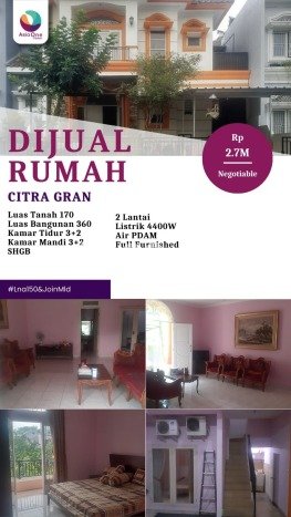 Rumah Mewah LB 360m2 Siap Huni Desain Elegan di Cibubur, Jakarta Timur Rumah Mewah LB 360m2 Siap Huni Desain Elegan di Cibubur, Jakarta Timur