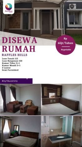 Jarang Ada! Rumah Kontrakan 3 Kamar Bagus Siap Huni Cibubur Jarang Ada! Rumah Kontrakan 3 Kamar Bagus Siap Huni Cibubur