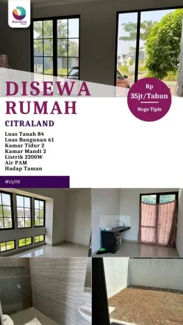 Jarang Ada! Rumah Sewa 2 Kamar Nyaman Siap Huni Cibubur Jarang Ada! Rumah Sewa 2 Kamar Nyaman Siap Huni Cibubur