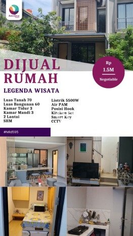 Rumah Minimalis 3 KT di Legenda Wisata Jakarta Timur Semi Furnished Rumah Minimalis 3 KT di Legenda Wisata Jakarta Timur Semi Furnished