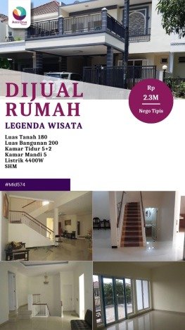 Rumah Minimalis 7 KT LT 180m2 di Cibubur Rumah Minimalis 7 KT LT 180m2 di Cibubur