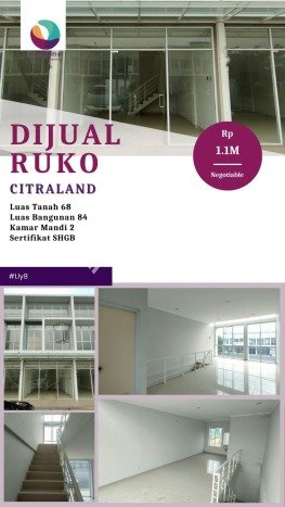 Ruko Dijual di Jakarta Timur LT 68m2 & LB 84m2 Lokasi Terbaik! Ruko Dijual di Jakarta Timur LT 68m2 & LB 84m2 Lokasi Terbaik!