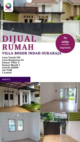 Dijual Cepat Rumah Favorit Siap Huni LB 54m2 di Bogor Barat, Bogor Dijual Cepat Rumah Favorit Siap Huni LB 54m2 di Bogor Barat, Bogor