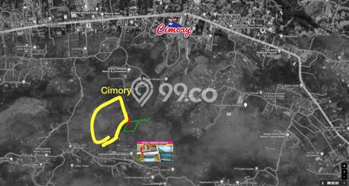 Tanah untuk Dijual di Cisarua Bogor Luas 6000m2 Tanah untuk Dijual di Cisarua Bogor Luas 6000m2