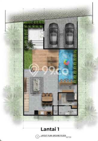 Vila di Kuta, Dimensi 175m², Area Potensial untuk usaha Vila di Kuta, Dimensi 175m², Area Potensial untuk usaha