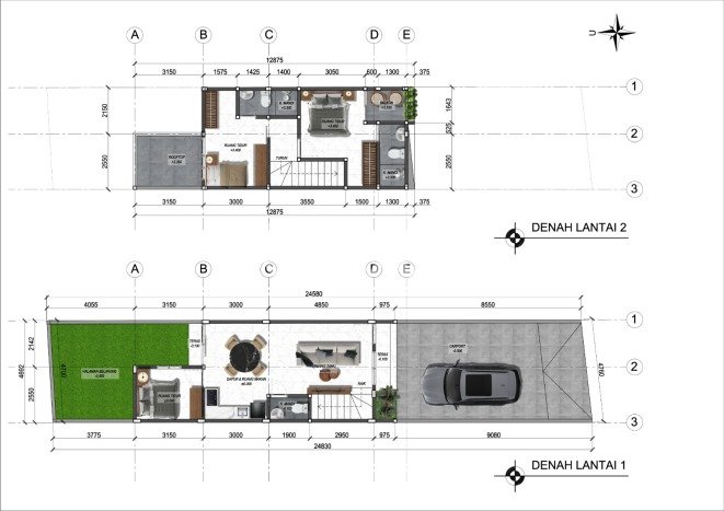Rumah Strategis Minimalis Lb 102m2 di Denpasar Barat, Denpasar Rumah Strategis Minimalis Lb 102m2 di Denpasar Barat, Denpasar