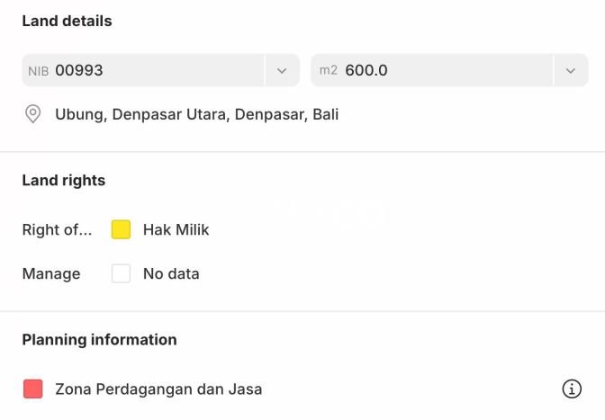 Hunian Mewah Siap Huni LT 600m2 di Denpasar Utara, Denpasar Hunian Mewah Siap Huni LT 600m2 di Denpasar Utara, Denpasar