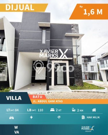Vila di Batu, Luas 84m2m², Dekat dengan transportasi publik Vila di Batu, Luas 84m2m², Dekat dengan transportasi publik