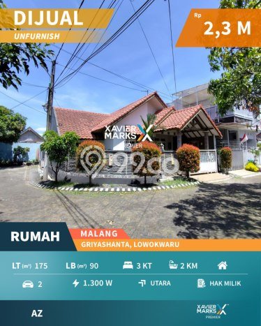 Dijual Hunian Rumah Terawat 3 KT di Soekarno Hatta, Malang Dijual Hunian Rumah Terawat 3 KT di Soekarno Hatta, Malang