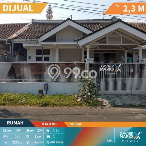 Rumah Strategis Modern Lb 234m2 di Blimbing, Malang Rumah Strategis Modern Lb 234m2 di Blimbing, Malang