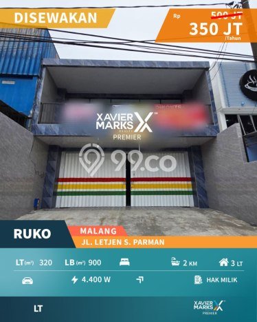 LOKASI STRATEGIS! Ruko Kawasan Blimbing, Luas 900m2m², Kawasan Berkembang, Siap Operasional LOKASI STRATEGIS! Ruko Kawasan Blimbing, Luas 900m2m², Kawasan Berkembang, Siap Operasional