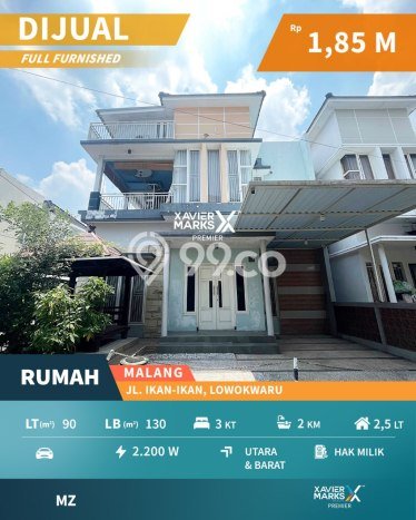 Rumah Modern Minimalis 3 Kamar Siap Huni di Lowokwaru Rumah Modern Minimalis 3 Kamar Siap Huni di Lowokwaru