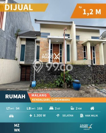 BEST OFFER! Rumah Nyaman area Lowokwaru, LT 94m2m² Bangunan 168m2m² BEST OFFER! Rumah Nyaman area Lowokwaru, LT 94m2m² Bangunan 168m2m²