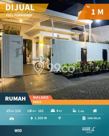 LIMITED OFFER! Rumah Premium di Pakis, LT 124m2m² LB 162m2m² LIMITED OFFER! Rumah Premium di Pakis, LT 124m2m² LB 162m2m²