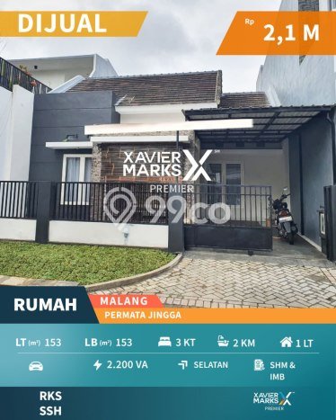 Rumah Modern 3 KT di Soekarno Hatta Malang Unfurnished Rumah Modern 3 KT di Soekarno Hatta Malang Unfurnished