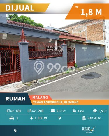 Dijual Cepat Rumah Favorit Siap Huni LB 200m2 di Blimbing, Malang Dijual Cepat Rumah Favorit Siap Huni LB 200m2 di Blimbing, Malang