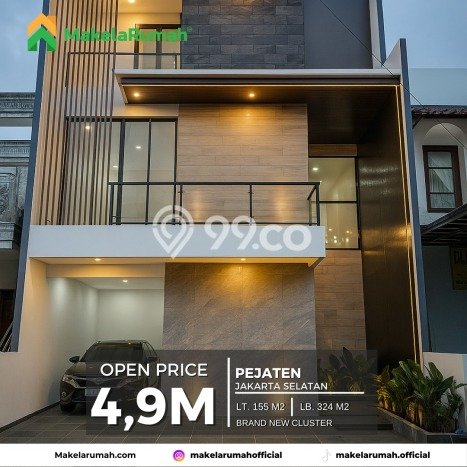 Rumah Mewah LB 324m2 Siap Pakai Desain Elegan di Pejaten, Jakarta Selatan Rumah Mewah LB 324m2 Siap Pakai Desain Elegan di Pejaten, Jakarta Selatan