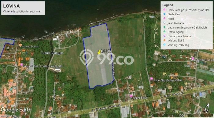 Tanah Dijual Area Strategis di Singaraja Buleleng 45m2 Tanah Dijual Area Strategis di Singaraja Buleleng 45m2