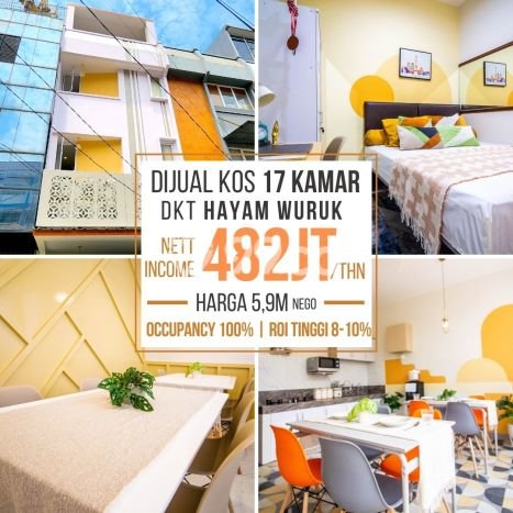 Tersedia Rumah Kost di Cideng, Jakarta Pusat 17 Kamar Tersedia Rumah Kost di Cideng, Jakarta Pusat 17 Kamar