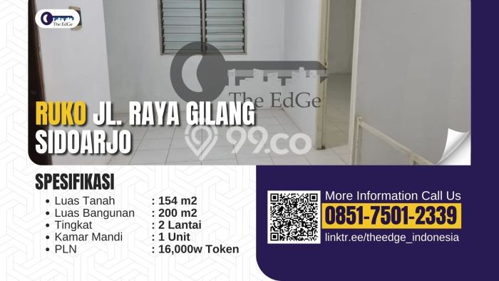 Ruko Dijual di Taman LT 154m2, LB 200m2 untuk Investasi Ruko Dijual di Taman LT 154m2, LB 200m2 untuk Investasi