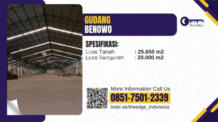 Gudang Dijual Lokasi Emas di Benowo Luas 20000m2 Gudang Dijual Lokasi Emas di Benowo Luas 20000m2