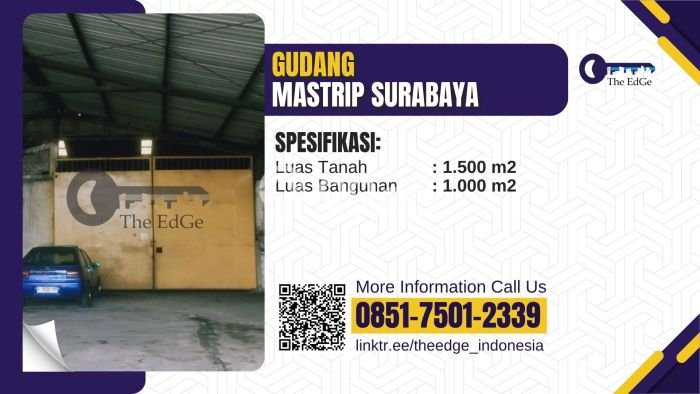 Gudang Komersial Disewakan di Karangpilang Surabaya Luas 1000m2 Gudang Komersial Disewakan di Karangpilang Surabaya Luas 1000m2