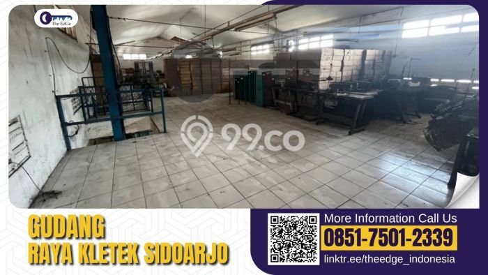 Unit Gudang Disewa Lokasi Taman, Sidoarjo Spesifikasi Luas Bangunan 4000m2 Unit Gudang Disewa Lokasi Taman, Sidoarjo Spesifikasi Luas Bangunan 4000m2