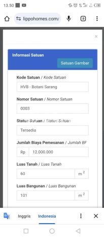 Unit Ruko Dijual di Tangerang LT 60m2 & LB 101m2 Unit Ruko Dijual di Tangerang LT 60m2 & LB 101m2