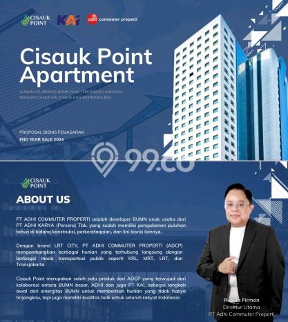 Apartemen Murah Dijual di Tangerang 1 KT & 1 KM Apartemen Murah Dijual di Tangerang 1 KT & 1 KM