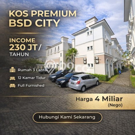 Investasi Kost Dijual di Pagedangan, Tangerang, Spesifikasi 12 KT, 6 KM, 180m2 Investasi Kost Dijual di Pagedangan, Tangerang, Spesifikasi 12 KT, 6 KM, 180m2
