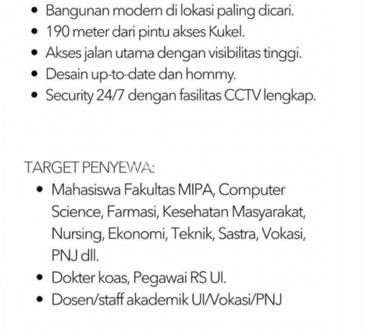 Untuk Dijual Kost 10 Kamar di Depok untuk Aset Anda Untuk Dijual Kost 10 Kamar di Depok untuk Aset Anda