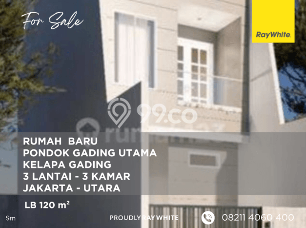 Dijual Rumah 3 Kamar Lokasi Ideal Bagus dan Strategis di Kelapa Gading Dijual Rumah 3 Kamar Lokasi Ideal Bagus dan Strategis di Kelapa Gading