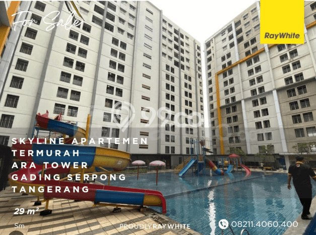 Dijual Apartemen 0 KT 1 KM di Gading Serpong Luas 29m2 Dijual Apartemen 0 KT 1 KM di Gading Serpong Luas 29m2
