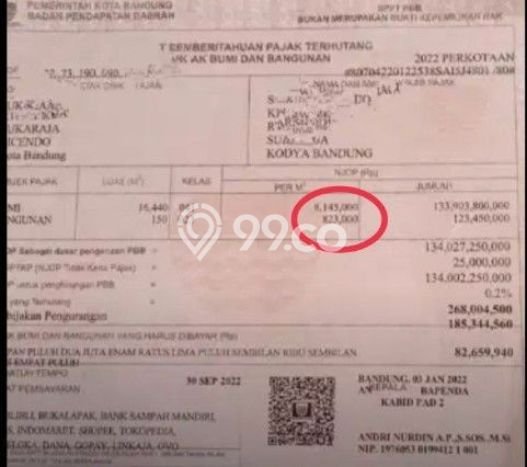 Tanah Kavling Dijual di Pasteur, Bandung dengan Luas Tanah 16440m2 Tanah Kavling Dijual di Pasteur, Bandung dengan Luas Tanah 16440m2
