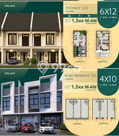 Jual Rumah Modern 2 KT di Keputih, Surabaya Jual Rumah Modern 2 KT di Keputih, Surabaya