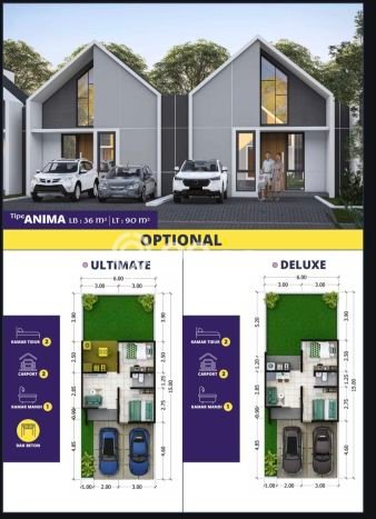 Rumah Minimalis Dijual di Gedangan 2 Kamar dengan LT 72m2 Rumah Minimalis Dijual di Gedangan 2 Kamar dengan LT 72m2