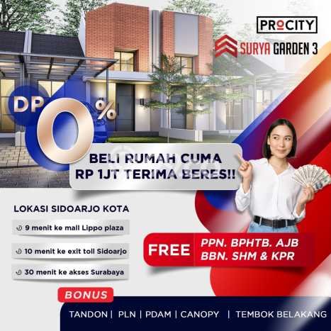 For Sale Rumah 2 Kamar Lokasi Ideal Bagus dan Strategis di Sidoarjo For Sale Rumah 2 Kamar Lokasi Ideal Bagus dan Strategis di Sidoarjo